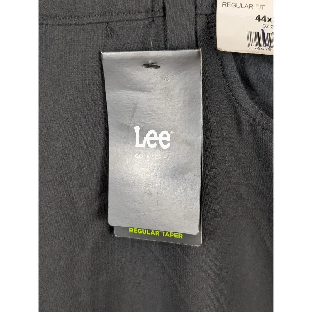 Lee Golf Series Pants Regular Fit Regular Taper Black Men's Size 44x30 NWT